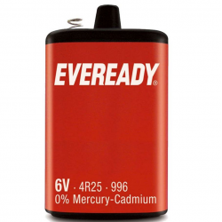 Eveready PJ996 4R25 Heavy Duty 6V 996 Lantern Battery S4683