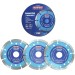 Faithfull 115mm Angle Grinder Diamond Cutting Blade Discs FAIDBSET3C