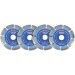 Faithfull 115mm Diamond Disc Cutting Blade 4pk FAIDBSET4C