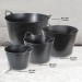 Faithfull Flex Tub Garden Bucket Large 42 Litre Black FAIFLEX42B