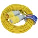 Faithfull 110v Site Trailing Electric Lead 14m Cable 110 Volt FPPTL14ML