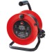 Faithfull FPPCR20M Electric Cable Reel Drum Twin Socket 20 meter