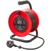 Faithfull FPPCR20M Electric Cable Reel Drum Twin Socket 20 meter