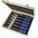 Faithfull FAIWCSGS6WB Wood Chisel 6pc Set Storage Box
