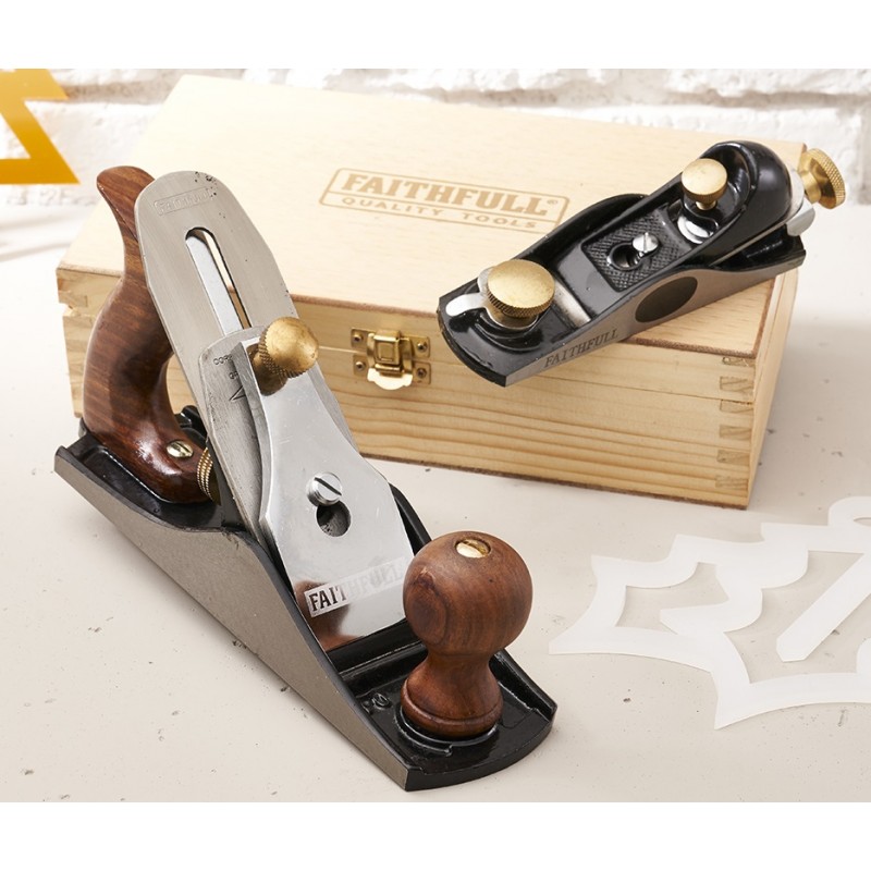 Faithfull Smoothing and Block Hand Plane Set FAIPLANE4AV XMS21PLANE2