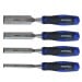 Faithfull Blue Wood Chisel 4pc Set and Storage Roll FAIWCSGS4CR