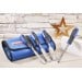 Faithfull Blue Wood Chisel 4pc Set and Storage Roll XMS23CHISEL4