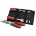 Faithfull Wood Chisel 4 Piece Set Red in Storage Wallet FAIWCRSET4W