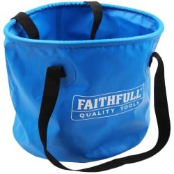 Faithfull 20L Collapsible Waterproof Plumbers Multi Use Large Bucket FAI20LBUCKET