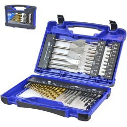 Faithfull Mixed Drill Bits and Driver Bits 51pc Set FAIPTASET51