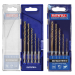 Faithfull FAIQCSET5 HSS M35 Cobalt Impact Drill Bit 5pc Mixed Set 
