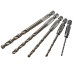 Faithfull FAIQCSET5 HSS M35 Cobalt Impact Drill Bit 5pc Mixed Set 