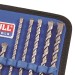 Faithfull SDS Plus Drill Bit 5.5mm to 12mm 10pc Set in Holder FAISDSSET10