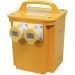 Faithfull 110v 3kVA 110 Volt Electric Site Transformer FPPTRAN33A