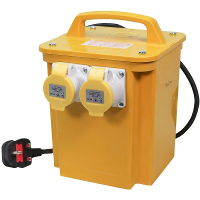Faithfull 110v 3kVA 110 Volt Electric Site Transformer FPPTRAN33A