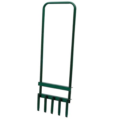 Faithfull Garden 5 Prong Lawn Plug Cutter Aerator GREEN