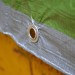Faithfull Reversible Green Silver Tarpaulin 12ft x 9ft FAITARP129