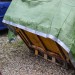 Faithfull Reversible Green Silver Tarpaulin 12ft x 9ft FAITARP129