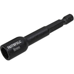 Faithfull Impact Pro Duty 8mm Magnetic Hex Nut Driver FAISBMNUT8I