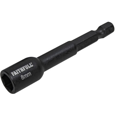 Faithfull Impact Pro Duty 8mm Magnetic Hex Nut Driver FAISBMNUT8I