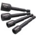 Faithfull FAISBMNUT4S Impact Nut Driver Mixed 4pc Set XMS25NUTD4