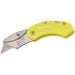 Faithfull Hi-Vis Folding Belt Clip Lock Back Utility Knife Blue Green Red Yellow XMS25UTILHV