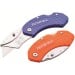 Faithfull Hi-Vis Folding Belt Clip Lock Back Utility Knife Blue Green Red Yellow XMS25UTILHV