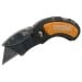 Faithfull FAITKUTILITY Folding Lock Back Utility Knife Red Orange Blue