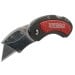 Faithfull FAITKUTILITY Folding Lock Back Utility Knife Red Orange Blue