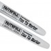 Faithfull Black Fine Permanent Marker Pen Multi Surface 2pk FAIFTMBLK2