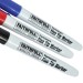 Faithfull Fine Tip Permanent Black Red Blue Marker Pen 3pk FAIFTMMIX3