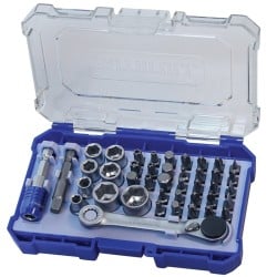 Faithfull Pro Screwdriver Bit and Socket 42pc Set FAISBSET42