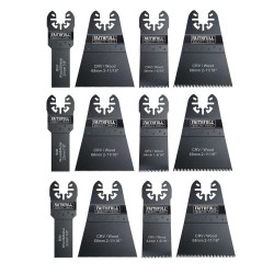 Faithfull FAIMFKIT12 Multi Tool Function Saw Blade 12pc Set