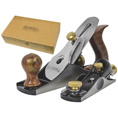 Faithfull FAIPLANE4AV Smoothing and Block Hand Plane Set