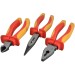 Faithfull VDE Side Cutter Long Nose and Combination Plier Set FAIPLVDESET