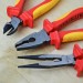 Faithfull VDE Side Cutter Long Nose and Combination Plier Set FAIPLVDESET