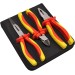 Faithfull VDE Side Cutter Long Nose and Combination Plier Set FAIPLVDESET