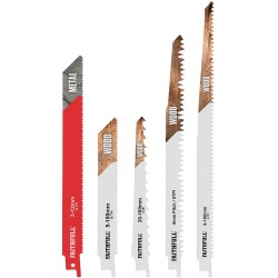 Faithfull Recip Sabre Reciprocating Saw Blade Set FAISBSSET15M