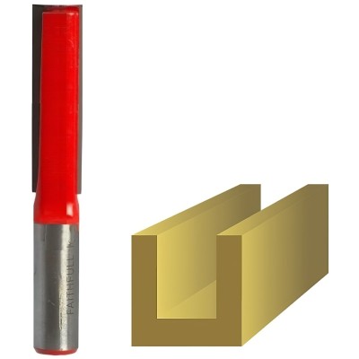 Faithfull FAIRB226 Router Bit TCT Two Flute 6.3mm x 25mm 1/4 Inch Shank