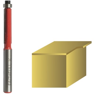 Faithfull FAIRB72 Router Bit Trimmer 6.3mm x 25.4mm 1/4 inch Shank