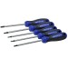 Faithfull 5pc Soft Easy Grip Star Torx Screwdriver Set FAISDTSET5