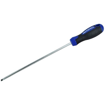 Faithfull Soft-Grip Slotted Parallel Screwdriver 200mm 5.5mm FAISDP200 