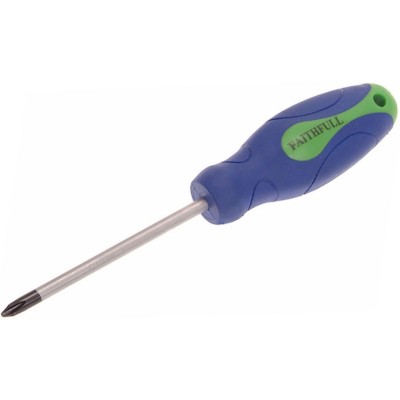 Faithfull Soft-Grip Phillips Screwdriver PH2 100mm FAISDPH2