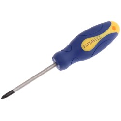 Faithfull Soft-Grip Pozi Drive Screwdriver PZ1 75mm FAISDPZ1 