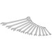 Faithfull 12 Piece Combination Spanner in Storage Roll FAISPASETC12