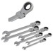 Faithfull Hinged Ratchet 6 Spanner Set FAISPARAT6SR