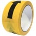 Faithfull Self Adhesive Hi Vis Yellow Black Arrows 50mm Hazard Direction Tape