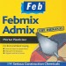 Feb Febmix Admix Original Mortar Plasticiser Admixture 5 Litre FBMIX5