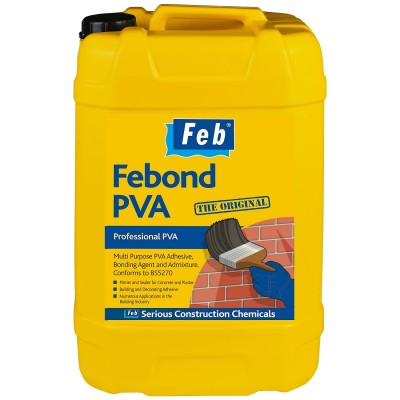 Feb Febond PVA The Original 25 Litre 495224 FBBONDPVA25