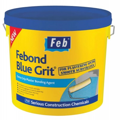 Feb Febond Blue Grit Plaster Grip Prep Coat 10 Litre FBBLUE10